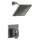 T17243-KS-PR Trillian 17 Series H2Okinetic Shower Only Trim, Lumicoat Black Stainless