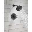T17272-BL Galeon 17 Series Shower Trim with H2OKinetic, Matte Black