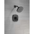 T17276-BL Stryke 17 Series Shower Only, Matte Black