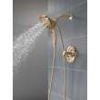 T17289-CZ-PR Tetra 17 Series Shower Trim, Lumicoat Champagne Bronze