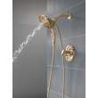 T17289-CZ-PR Tetra 17 Series Shower Trim, Lumicoat Champagne Bronze