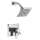 T17299-PR Pivotal Monitor 17 Series H2Okinetic Shower Trim, Lumicoat Chrome