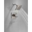T17299-SS-PR Pivotal Monitor 17 Series H2Okinetic Shower Trim, Lumicoat Stainless