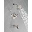 T17433-SS Kayra Monitor 17 Series Tub and Shower Trim, Stainless