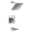 T17443-PR Trillian 17 Series H2Okinetic Tub Shower Trim, Lumicoat Chrome