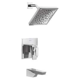 T17443-PR Trillian 17 Series H2Okinetic Tub Shower Trim, Lumicoat Chrome