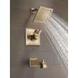 T17451-CZ-WE Dryden Monitor 17 Series Tub & Shower Trim, Champagne Bronze