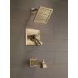 T17451-CZ-WE Dryden Monitor 17 Series Tub & Shower Trim, Champagne Bronze