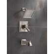 T17451-SS-WE Dryden Monitor 17 Series Tub & Shower Trim, Stainless