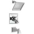 T17451-WE Dryden Monitor 17 Series Tub & Shower Trim, Chrome