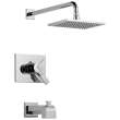 T17453-WE Vero Monitor 17 Series Tub & Shower Trim, Chrome