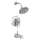 T17456 Dorval Monitor 17 Series Tub & Shower Trim, Chrome