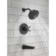 T17472-BL Galeon 17S Tub Shower Trim with H2OKinetic, Matte Black