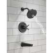T17472-BL Galeon 17S Tub Shower Trim with H2OKinetic, Matte Black