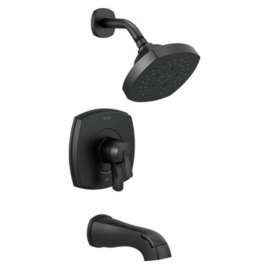T17476-BL Stryke 17 Series Tub and Shower Only, Matte Black