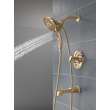 T17489-CZ-PR Tetra 17 Series Tub Shower Trim, Lumicoat Champagne Bronze