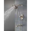 T17489-SS-PR Tetra 17 Series Tub Shower Trim, Lumicoat Stainless