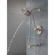T17489-SS-PR Tetra 17 Series Tub Shower Trim, Lumicoat Stainless
