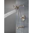 T17489-SS-PR Tetra 17 Series Tub Shower Trim, Lumicoat Stainless