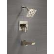 T17499-PN-PR Pivotal Monitor 17 Series H2Okinetic Tub and Shower Trim, Lumicoat Polished Nickel