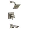 T17499-SS-PR Pivotal Monitor 17 Series H2Okinetic Tub and Shower Trim, Lumicoat Stainless