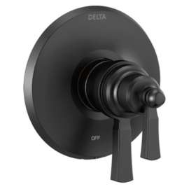 T17T056-BL Dorval TempAssure 17T Series Valve Only Trim, Matte Black