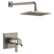 T17T299-SS-PR Pivotal TempAssure 17T Series H2Okinetic Shower Trim, Lumicoat Stainless