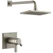 T17T299-SS-PR Pivotal TempAssure 17T Series H2Okinetic Shower Trim, Lumicoat Stainless