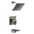 T17T443-KS-PR Trillian TempAssure 17T Series Tub & Shower Trim, Lumicoat Black Stainless