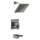 T17T443-KS-PR Trillian TempAssure 17T Series Tub & Shower Trim, Lumicoat Black Stainless