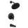 T17T471-BL Galeon 17T S Tub Shower Trim with UltraSoak, Matte Black