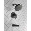 T17T471-BL Galeon 17T S Tub Shower Trim with UltraSoak, Matte Black