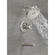 T17T471-SS-PR Galeon 17T S Tub Shower Trim with UltraSoak, Lumicoat Stainless