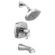 T17T476 Stryke 17 Thermostatic Tub and Shower Only, Chrome