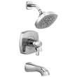 T17T476 Stryke 17 Thermostatic Tub and Shower Only, Chrome