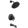 T17T489-BL Tetra 17T Series Tub Shower Trim, Matte Black