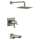 T17T499-SS-PR Pivotal TempAssure 17T Series H2Okinetic Tub & Shower Trim, Lumicoat Stainless