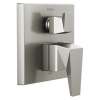 T24843-SS-PR Trillian Two-Handle Monitor 14 Series Valve Trim with 3-Setting Diverter, Lumicoat Stainless