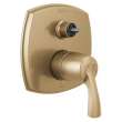 T24876-CZLHP Stryke 14 Series Integrated Diverter Trim with Three Function Diverter Less Diverter Handle, Champagne Bronze