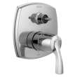 T24876-LHP Stryke 14 Series Integrated Diverter Trim with Three Function Diverter Less Diverter Handle, Chrome