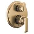 T24889-CZ-PR Tetra 14 Series Integrated Diverter Trim with 3-Setting, Lumicoat Champagne Bronze