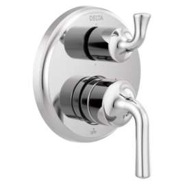 T24933 Kayra Two-Handle Monitor 14 Series Valve Trim with 6-Setting Integrated Diverter