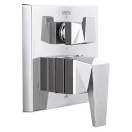 T24943-PR Trillian Two-Handle Monitor 14 Series Valve Trim with 6-Setting Diverter, Lumicoat Chrome