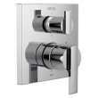 T24967 Ara Angular Modern Monitor 14 Series Valve Trim with 6-Setting Integrated Diverter, Chrome