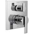 T24967 Ara Angular Modern Monitor 14 Series Valve Trim with 6-Setting Integrated Diverter, Chrome