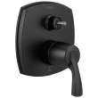 T24976-BLLHP Stryke 14 Series Integrated Diverter Trim with Six Function Diverter Less Diverter Handle, Matte Black