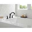 T2732-BL Woodhurst Delta Woodhurst Roman Tub Trim, Matte Black