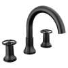 T2758-BL Trinsic Delta Trinsic Roman Tub Faucet Trim, Matte Black