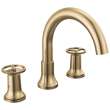 T2758-CZ Trinsic Delta Trinsic Roman Tub Faucet Trim, Champagne Bronze