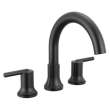 T2759-BL Trinsic Delta Trinsic Roman Tub Trim, Matte Black